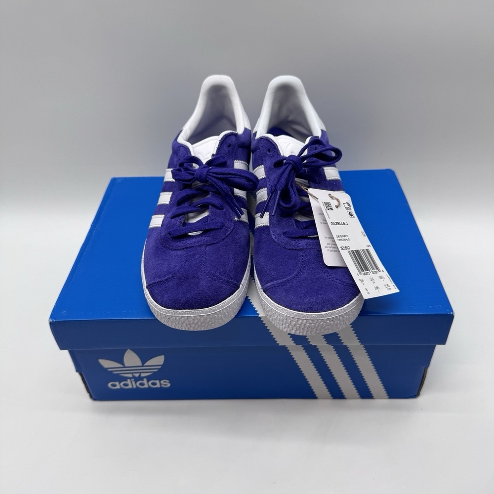 Adidas Gazelle J Energy Ink Shoes Youth Sz 6 Purple Grade School (IE5597)